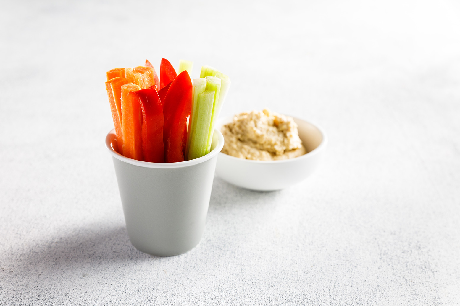 Vegetable Sticks And Hummus Recipe I Healthy Made Tasty