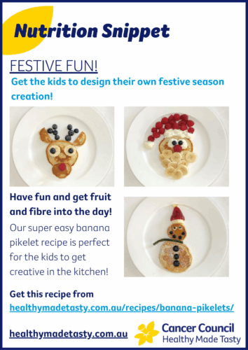 Festive fun nutrition snippet