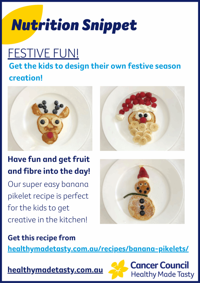 Festive fun nutrition snippet