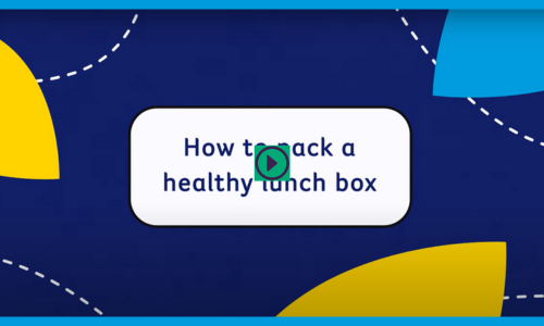 How to pack a healthy lunch box video