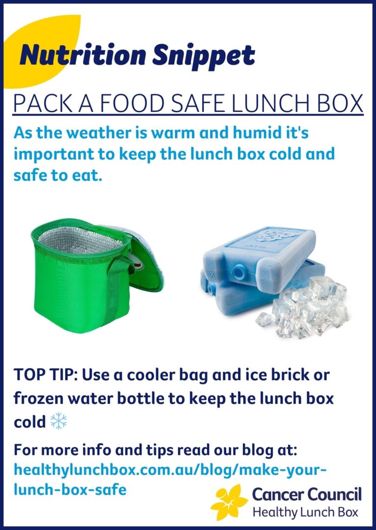 pack a food safe lunch box