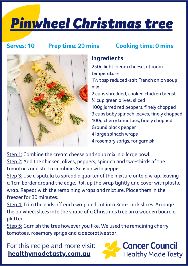 Pinwheel Christmas tree recipe