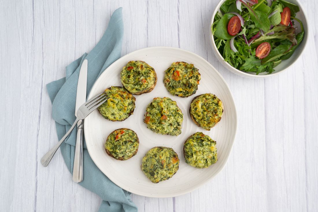 Spinach and Ricotta Stuffed Mushrooms Recipe | Healthy Made Tasty