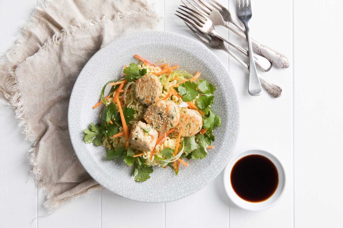 Thai Chicken Meatballs Recipe | Healthy Made Tasty